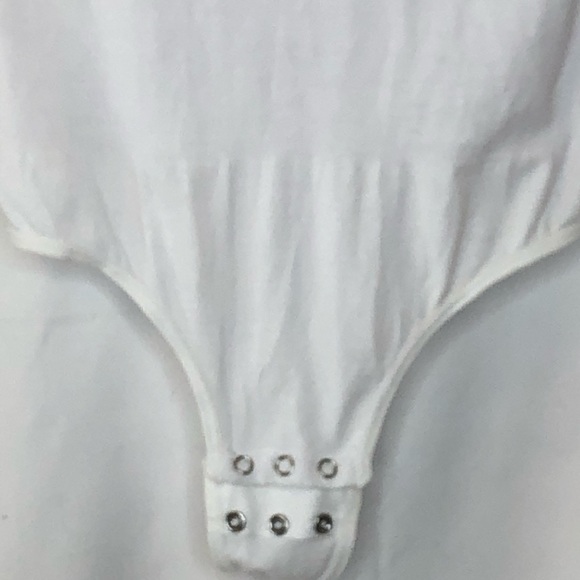 Yummie Cotton Shaping THONG BACK Bodysuit size S/M - Picture 3 of 14